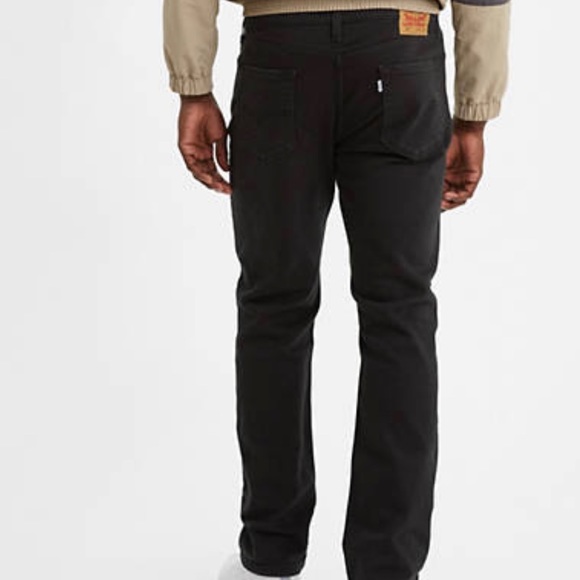 Men’s Levi’s 514 straight jeans black - used - Picture 4 of 9